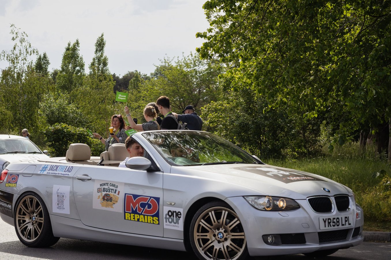 Monte Carlo or Bust departure car